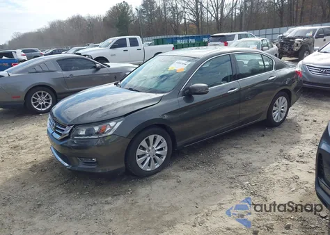 2013 Honda Accord Ex-L V-6 из США, поврежденный, VIN 1HGCR3F80DA038749